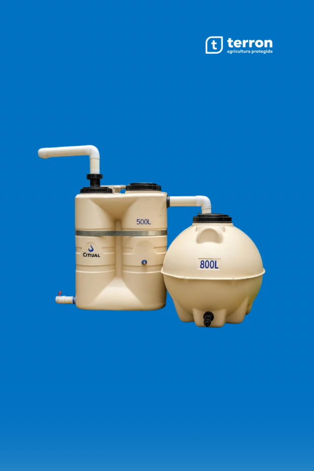 tratador de agua pluvial 500L